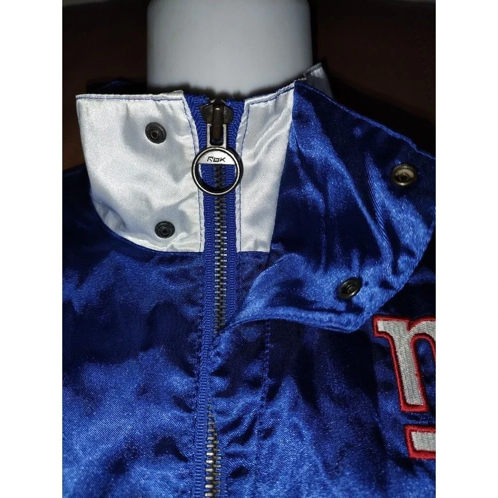 Vintage lot of 3 : Reebok NY Giants Jacket Sz M & WWF Cheetah & NY Sport Gloves